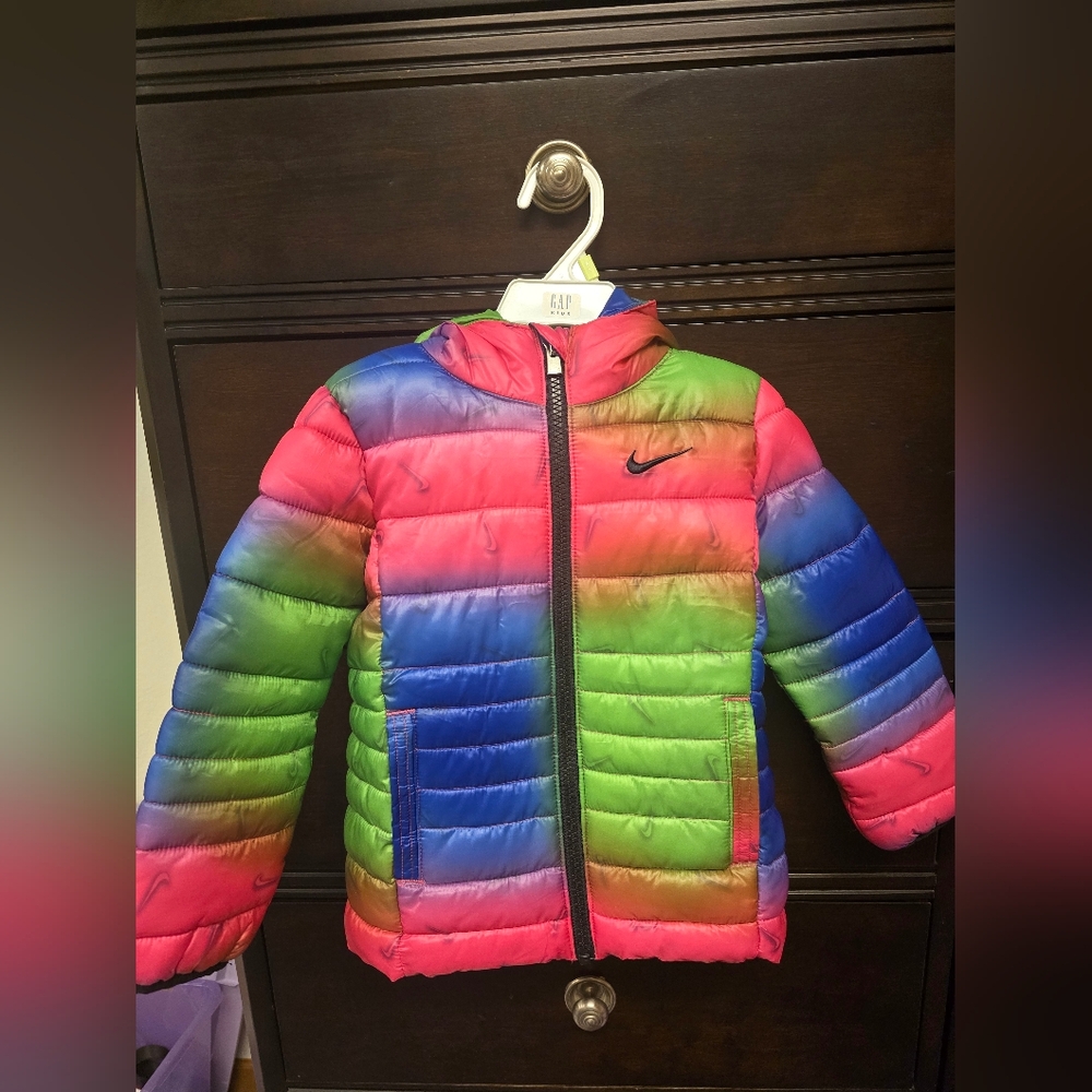 Nike Kids Rainbow Puffer Jacket